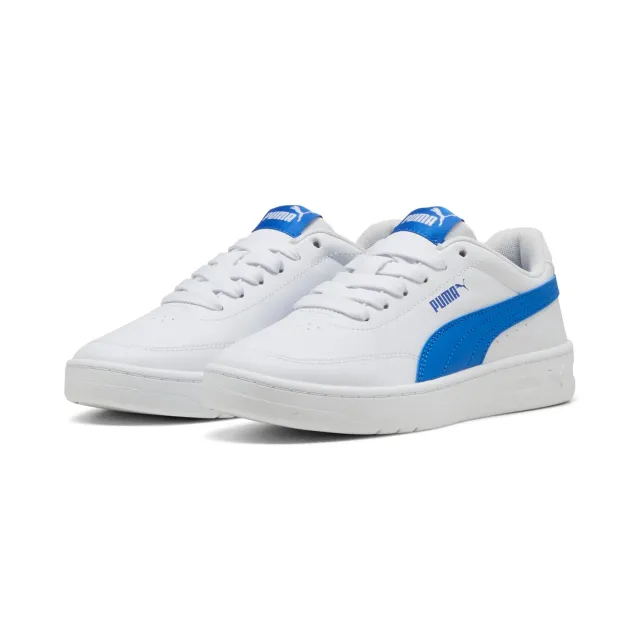 Puma Court Classic Clean Jr sneakers bianche blu