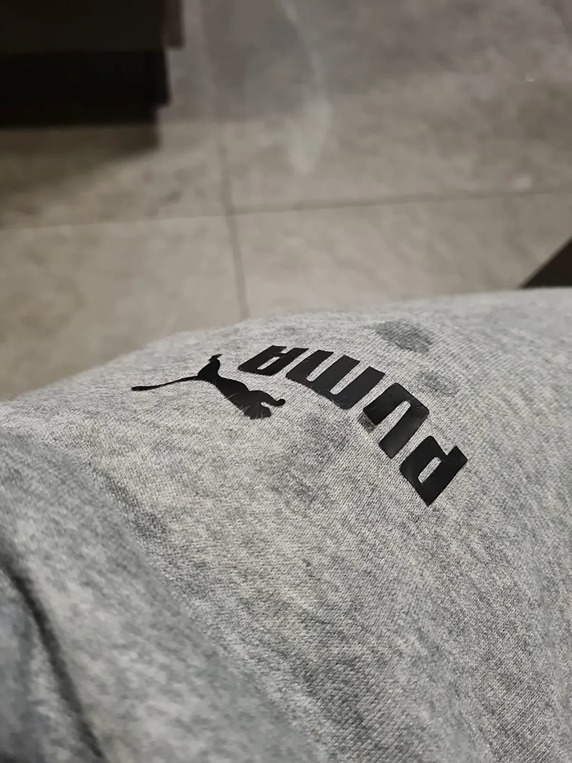 PUMA Ess No.1 Logo Sweatpants pantaloni uomo Nero tuta