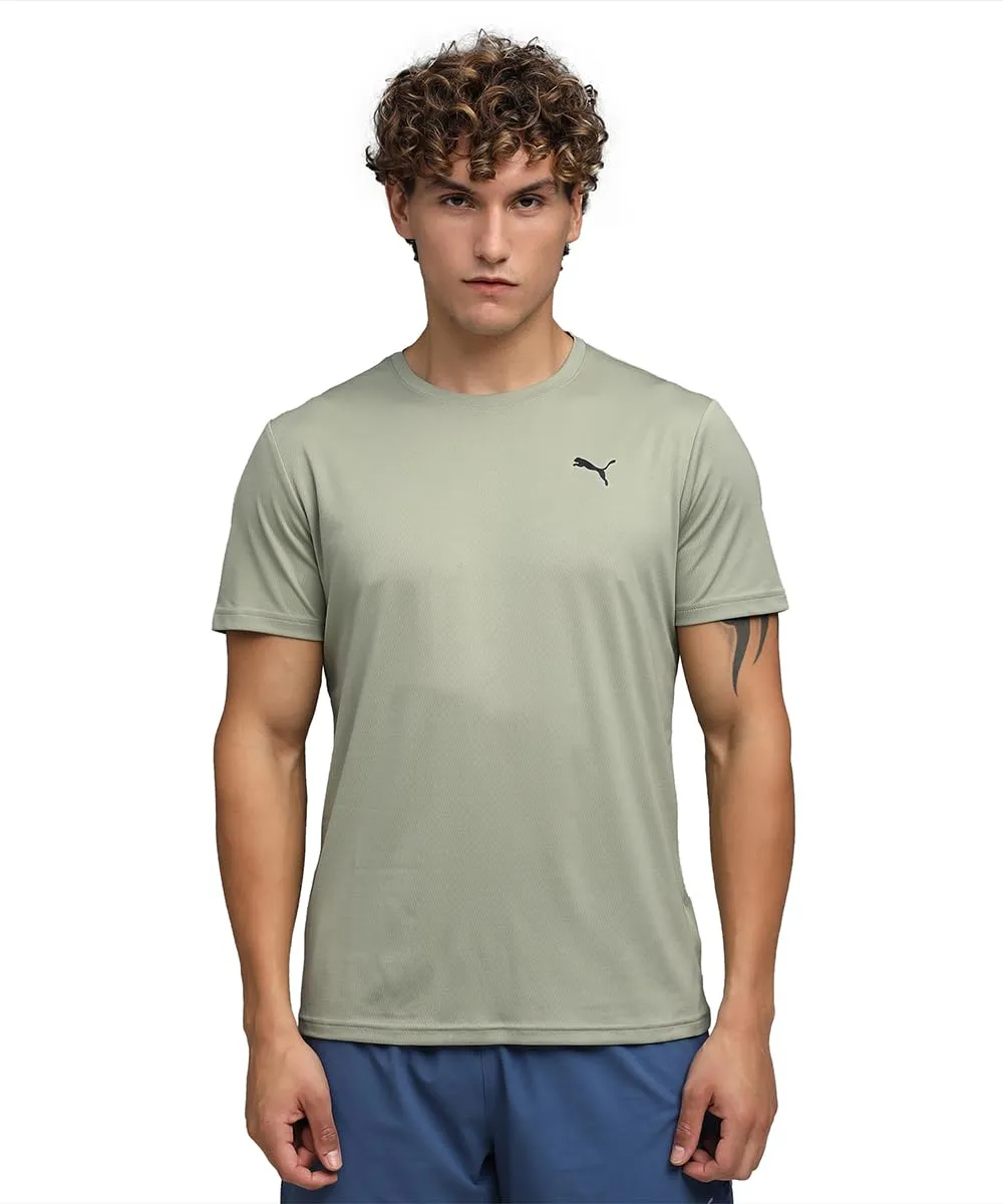 Puma Tad Essential Poly Texture Tee maglietta nera poliestere