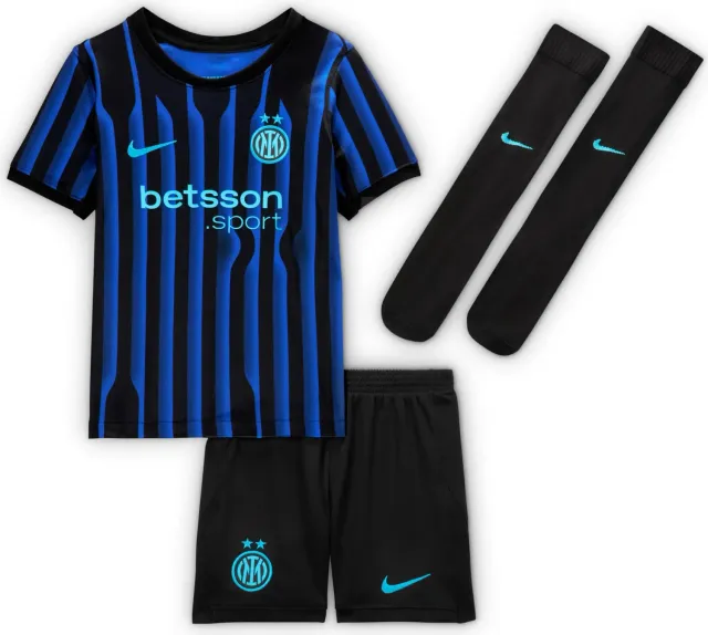 Nike Inter 2025/26 set maglia calcio bambini home