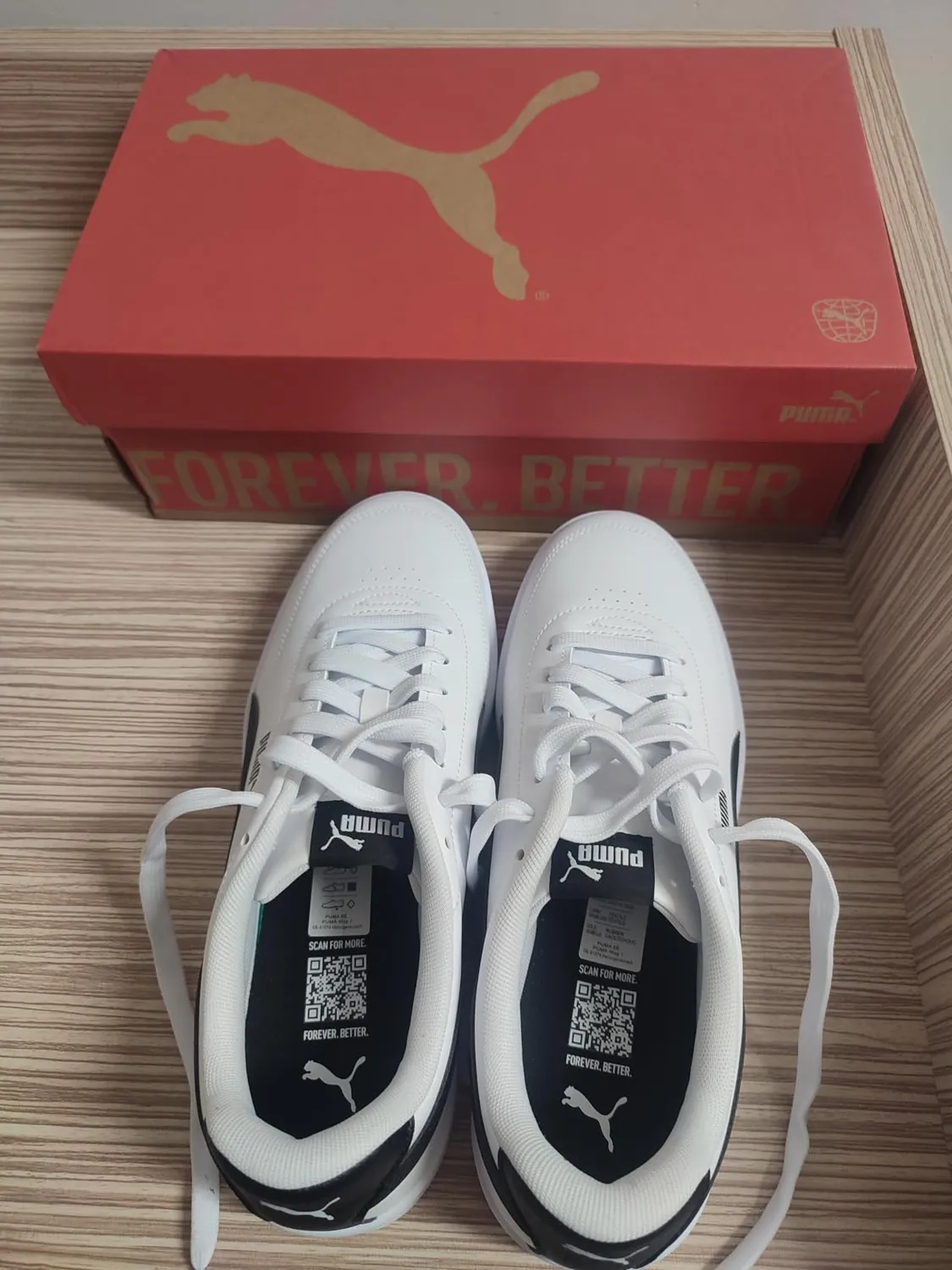 Puma Court Classic Clean sneakers unisex bianche casual