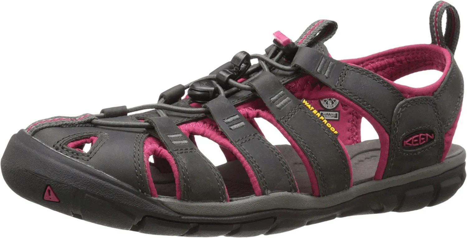 Keen Clearwater CNX sandali donna 39 EU vino pelle