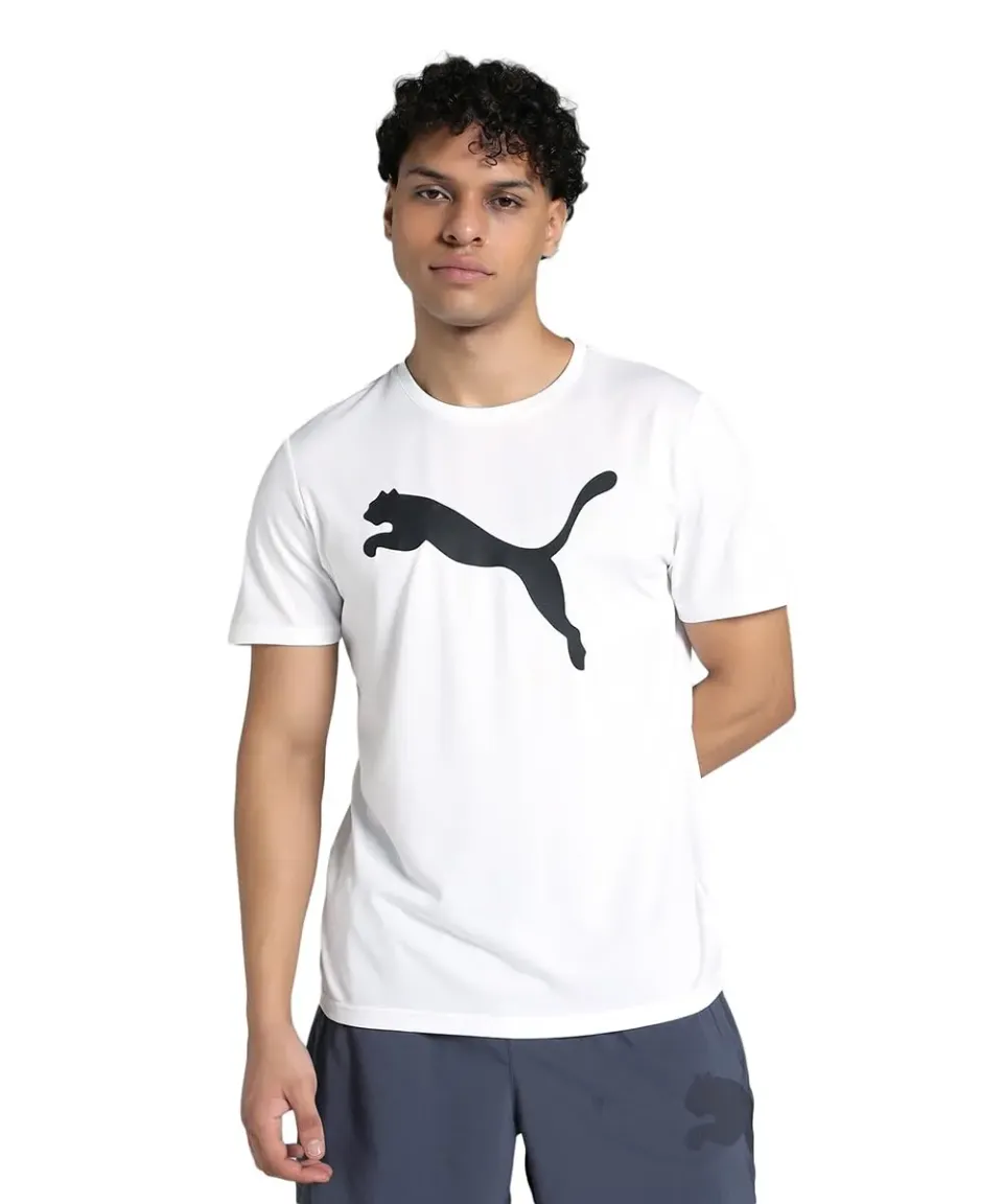 Puma Essentials Tad Cat Tee maglietta bianca Puma White