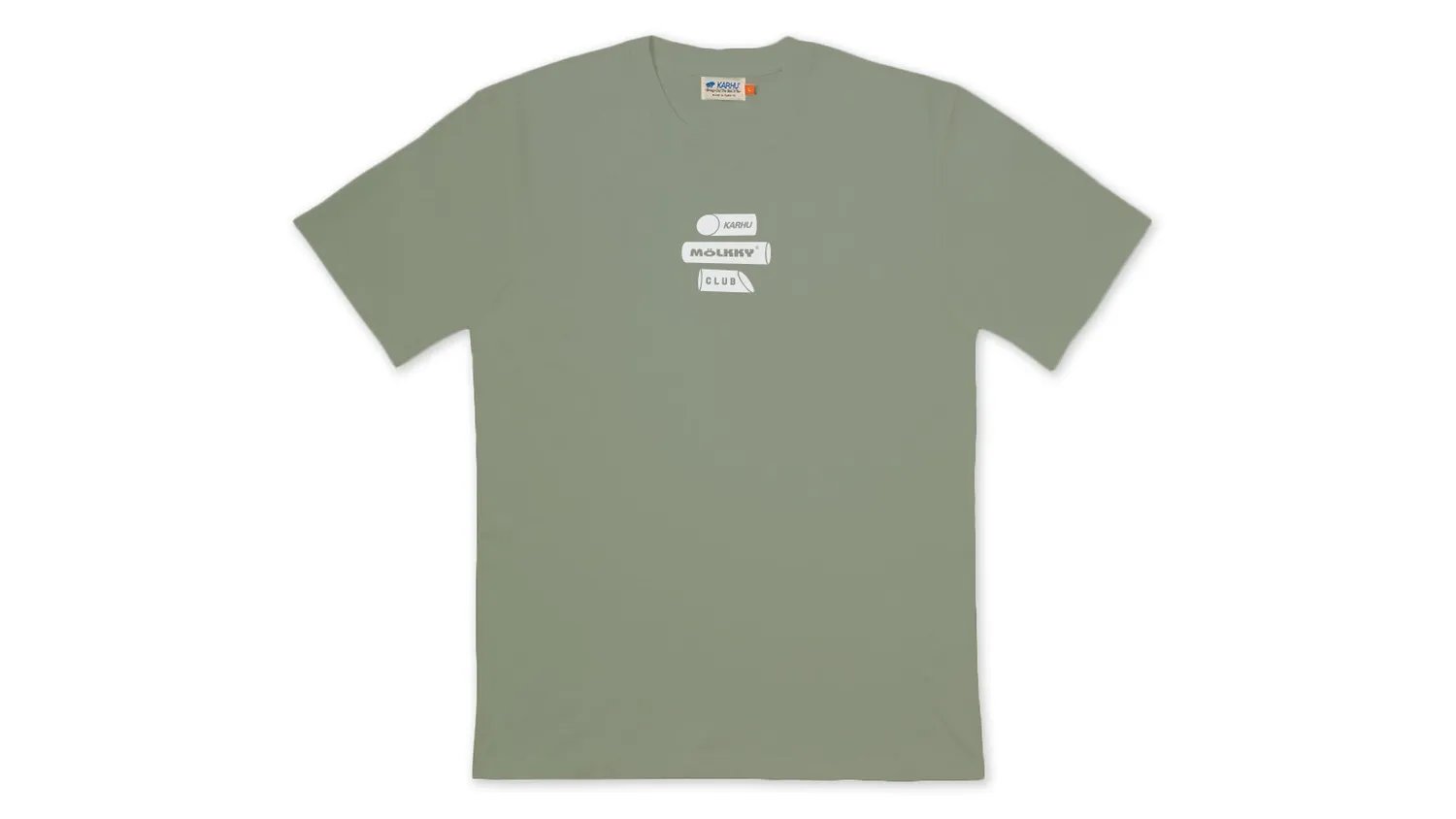 Karhu Mölkky Club t-shirt Laurel Oak cotone