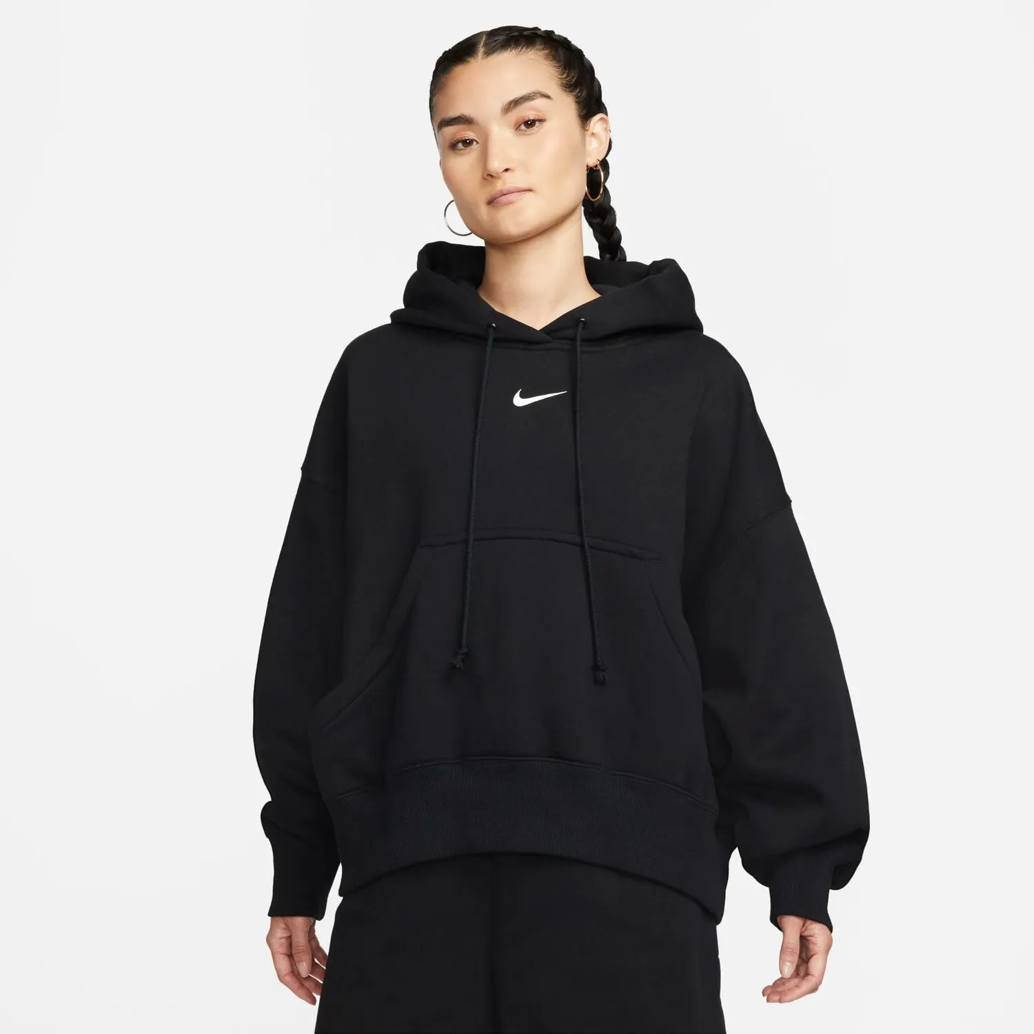 Nike Phoenix Fleece felpa cappuccio donna L