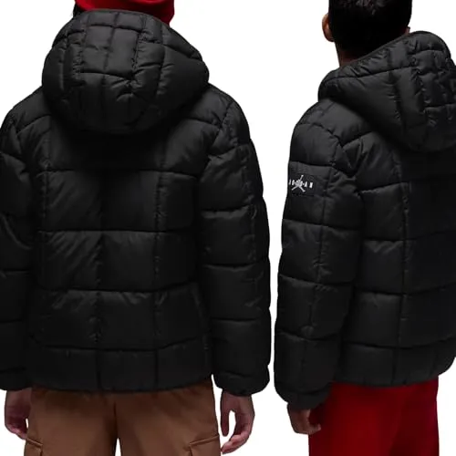 Jordan Midweight Puffer piumino ragazzi 12-13 anni nero