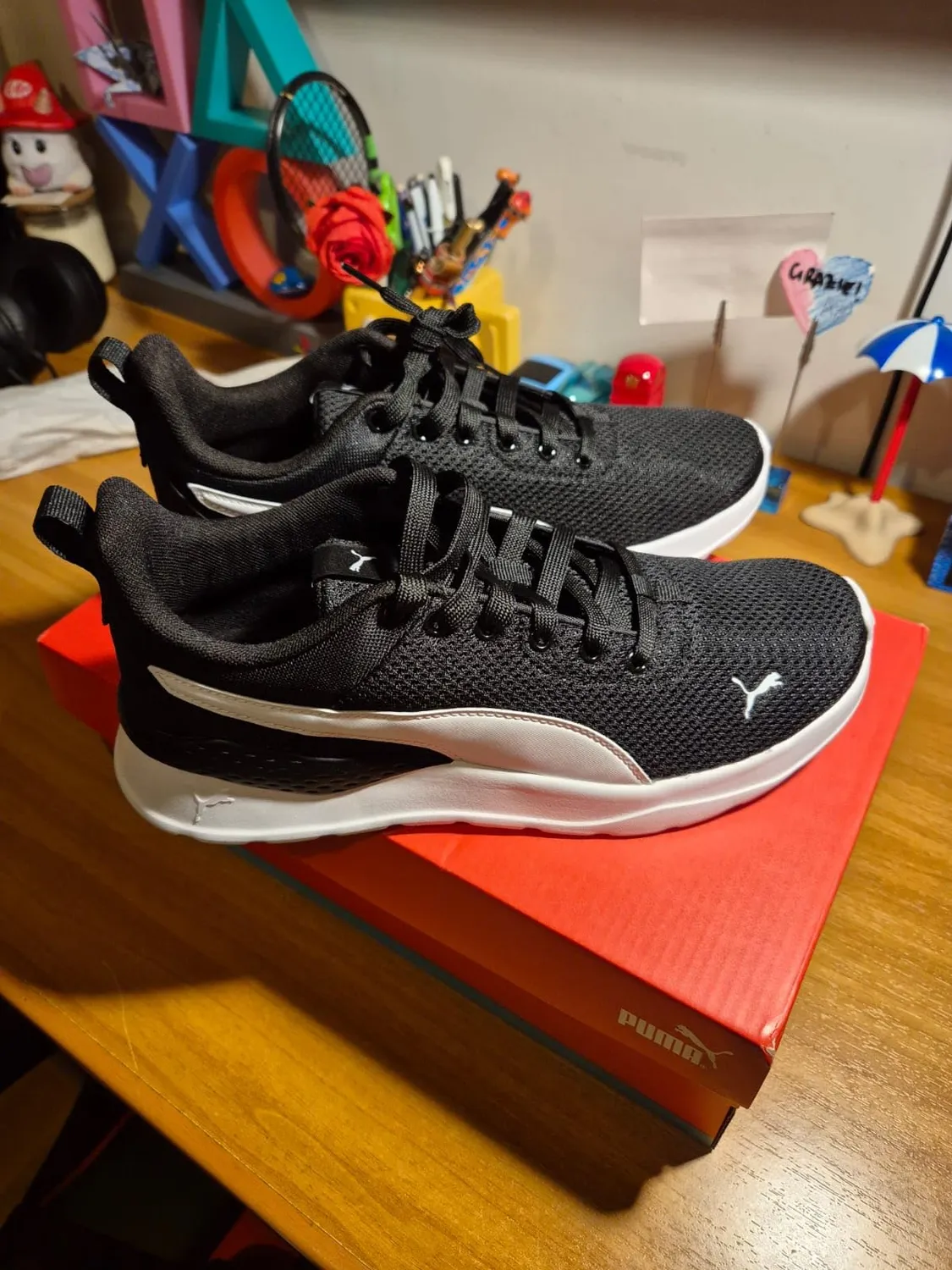 Puma Anzarun Lite Jr scarpe blu 38 EU leggera