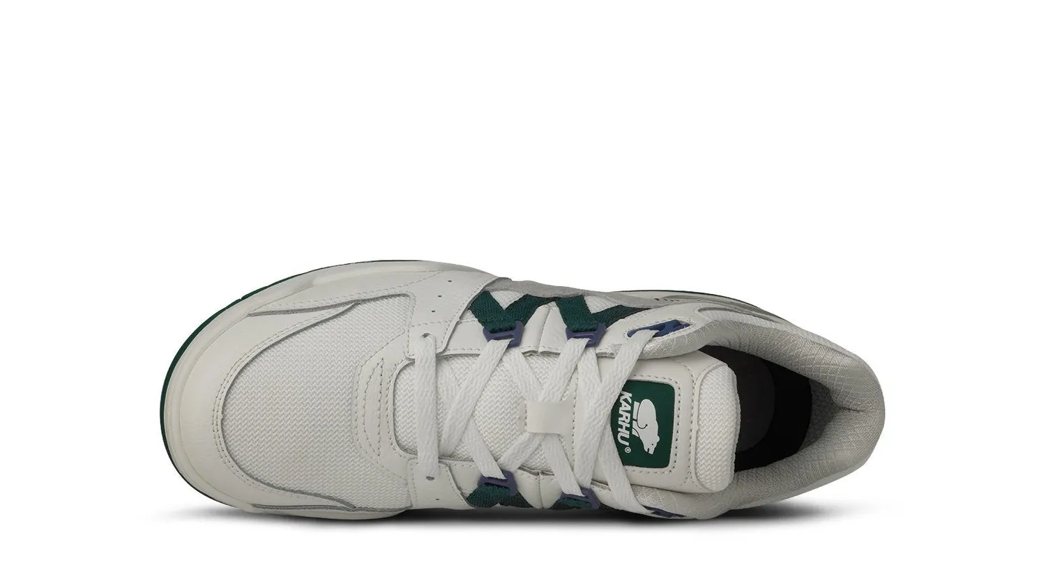Karhu Fusion XT sneakers bianco verde pelle scamosciata