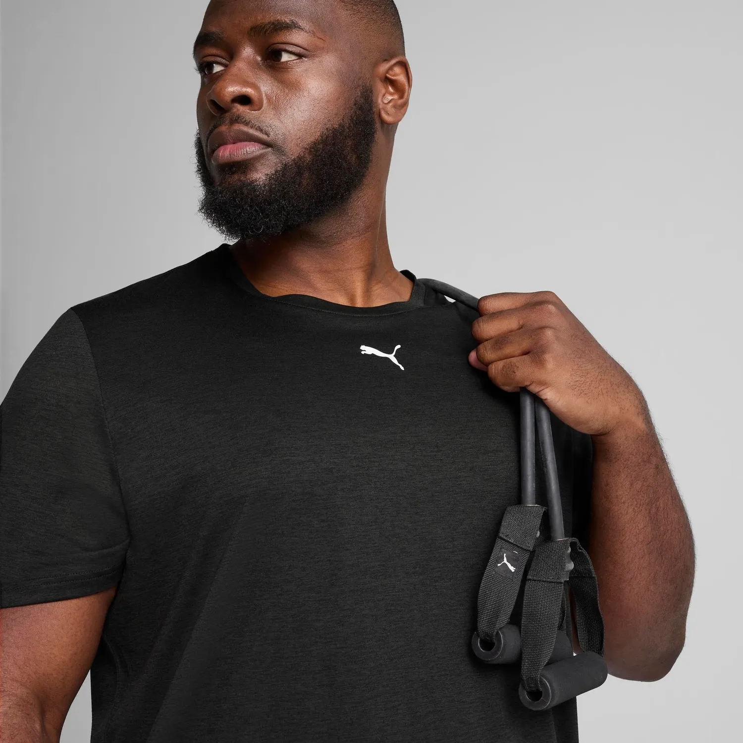 Puma Essentials Heather Cat t-shirt nero pack singolo