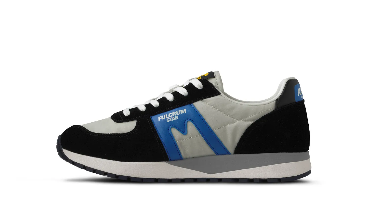 Karhu Fulcrum Star sneakers Jet Black Campanula in camoscio