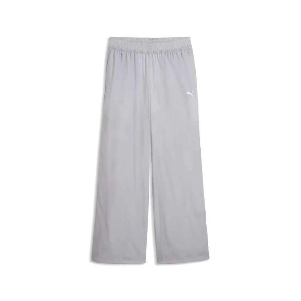 Puma Sport Relaxed Woven Pantaloni Donna Vibrant Silver