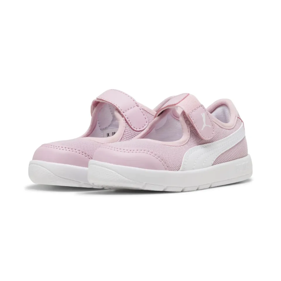 Puma Courtflex V3 Lina V Inf scarpe bimba rose mauve strappo
