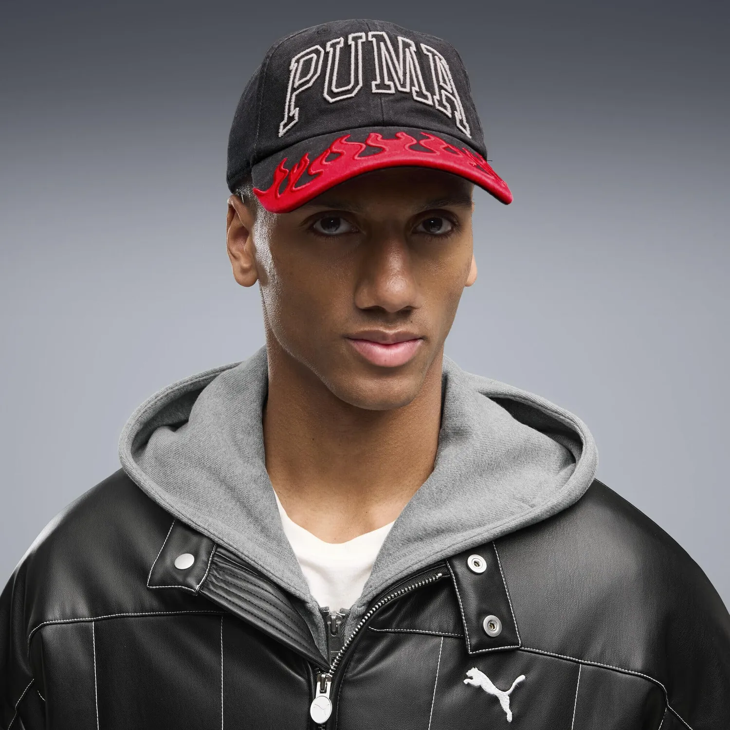 PUMA Flame BB cappellino baseball rosso nero taglia unica