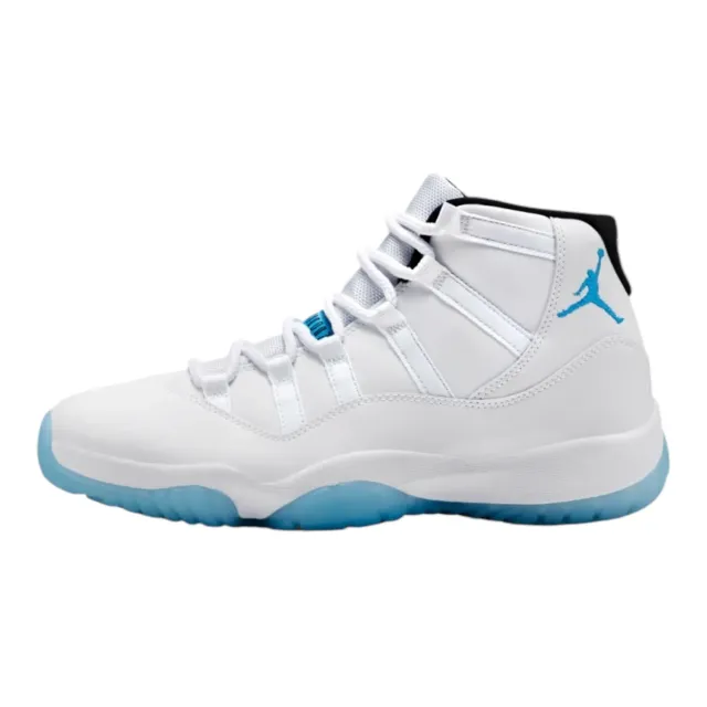 Jordan 11 Retro basket uomo bianco blu nero 45.5 EU