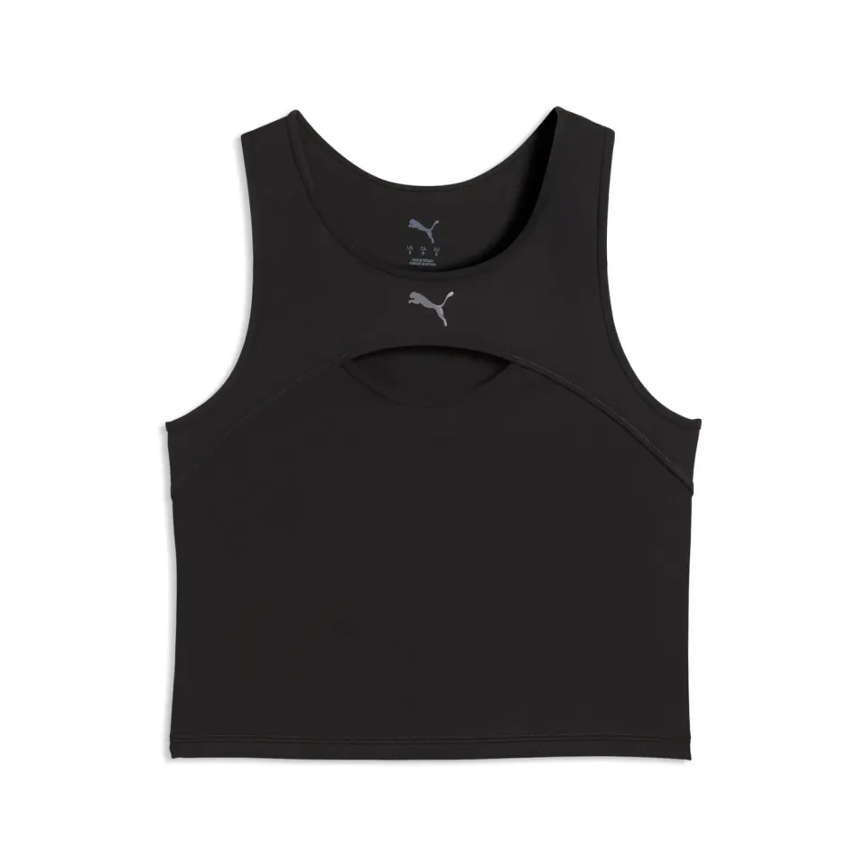 Puma Shape Keyhole Tank canotta donna Misty Pink scollo dietro