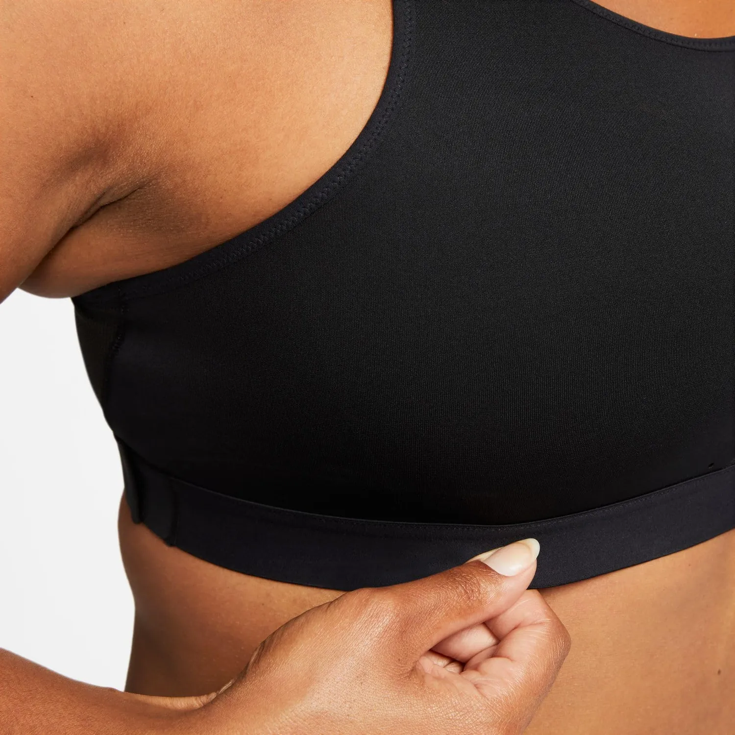 Nike Dri-Fit Swoosh HS reggiseno sportivo donna S/A nero
