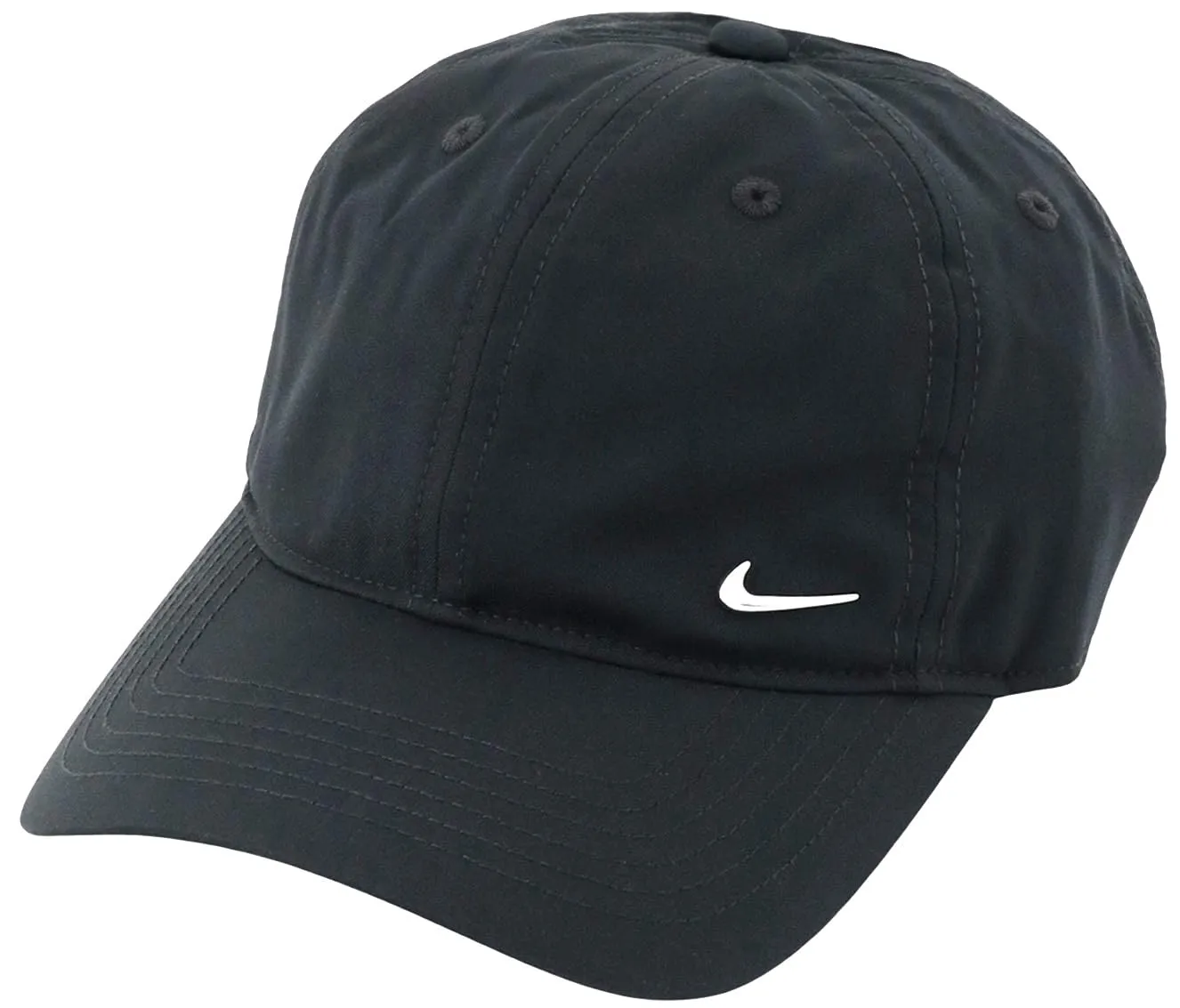 Nike Club Metal Swoosh cappellino baseball nero bianco dri-fit