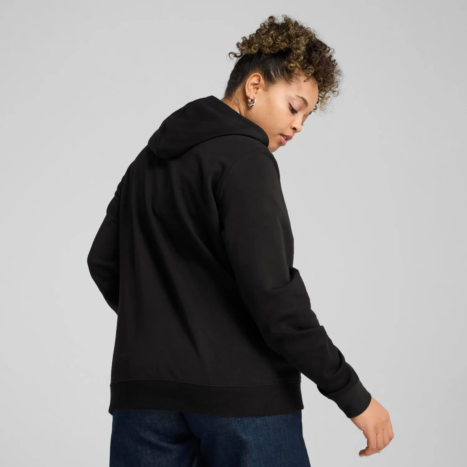 Puma Ess No. 1 Logo Hoodie FL felpa con cappuccio in cotone
