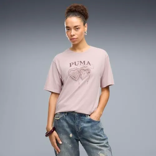 Puma Graphics Relaxed Charm t-shirt unisex vestibilità ampia
