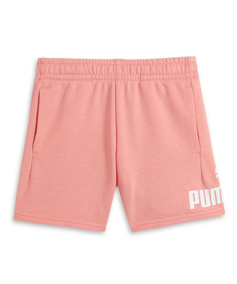PUMA Ess No.1 Logo Shorts TR PS pantaloncini bimbo Green Moon
