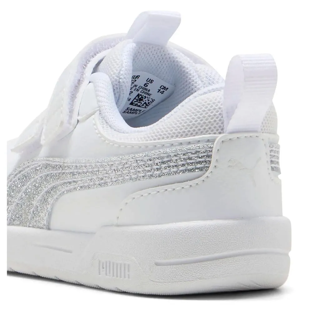 Puma Multiflex 2 Glitz FS V Inf sneaker bianco argento