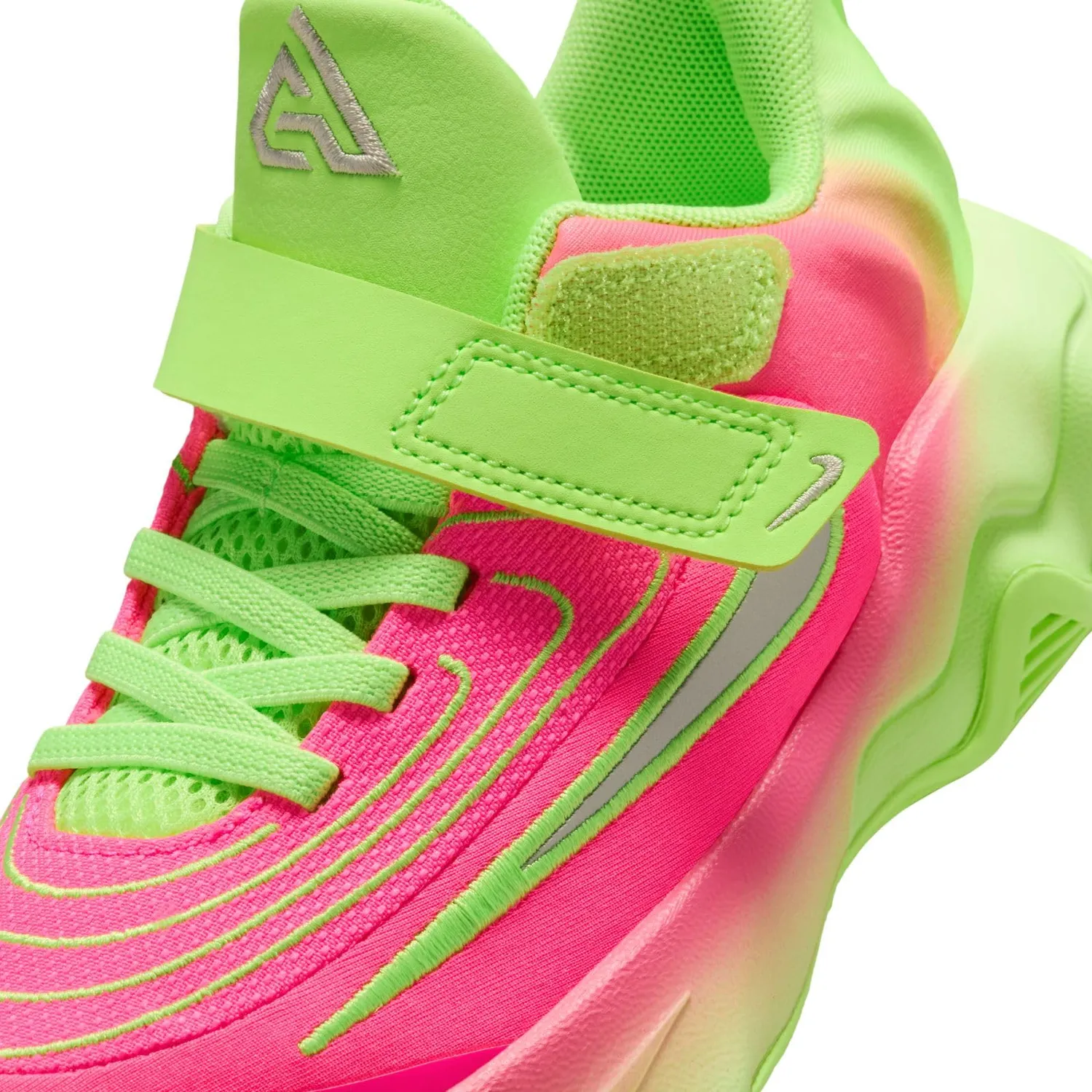Nike Giannis Immortality 4 scarpe basket bimbo lime blast