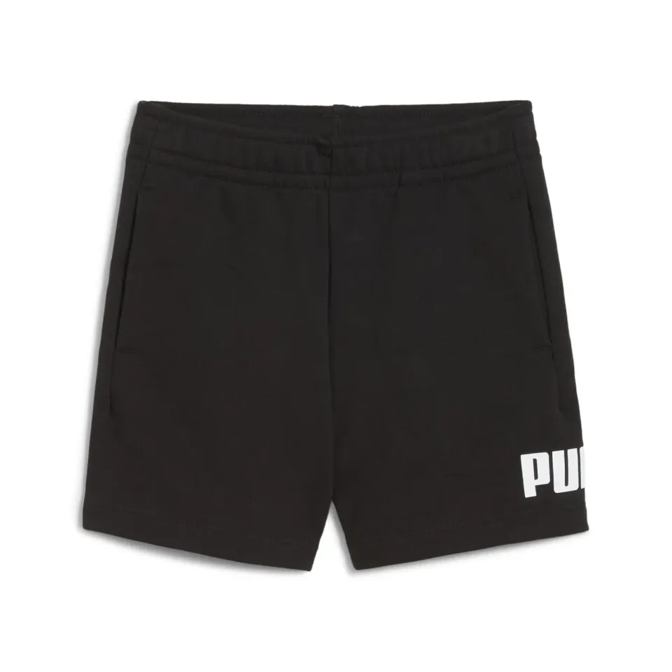 PUMA Ess No.1 Logo Shorts TR PS pantaloncini bimbo Green Moon