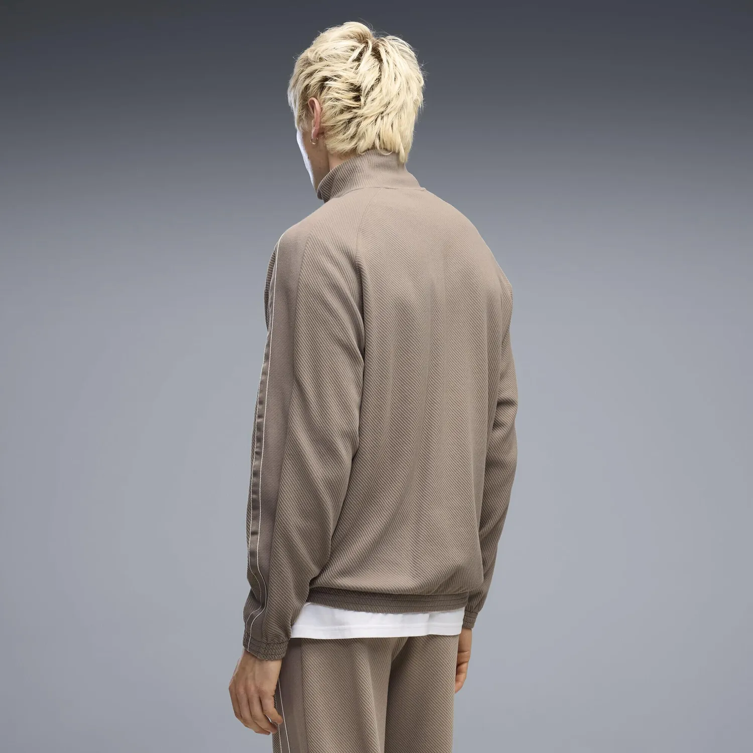 Puma Class giacca con zip uomo grigia