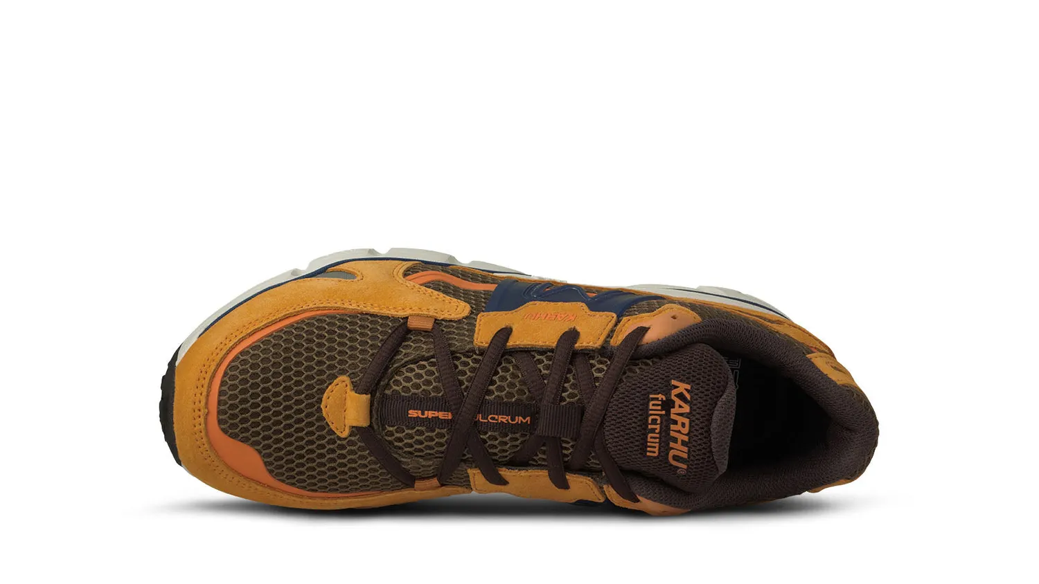 Karhu Super Fulcrum sneakers Nugget Navy Peony scamosciate