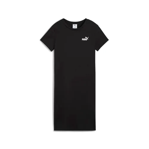 Puma Ess Small Logo Slim vestito donna nero corto