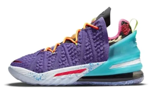 Nike LeBron 18 viola scarpe basket 47.5 EU
