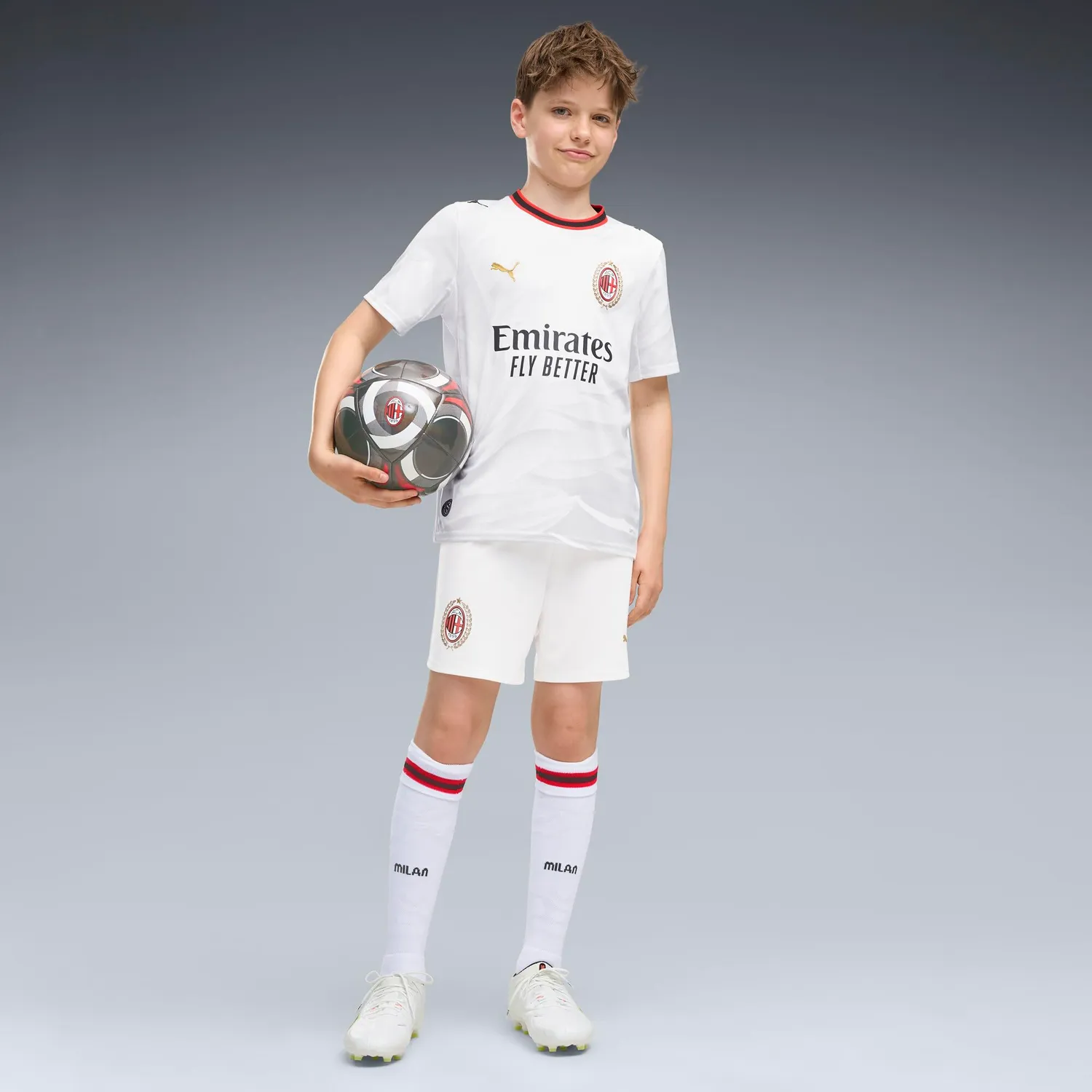 Puma AC Milan 26/27 Replica Jr pantaloncini gara tifosi