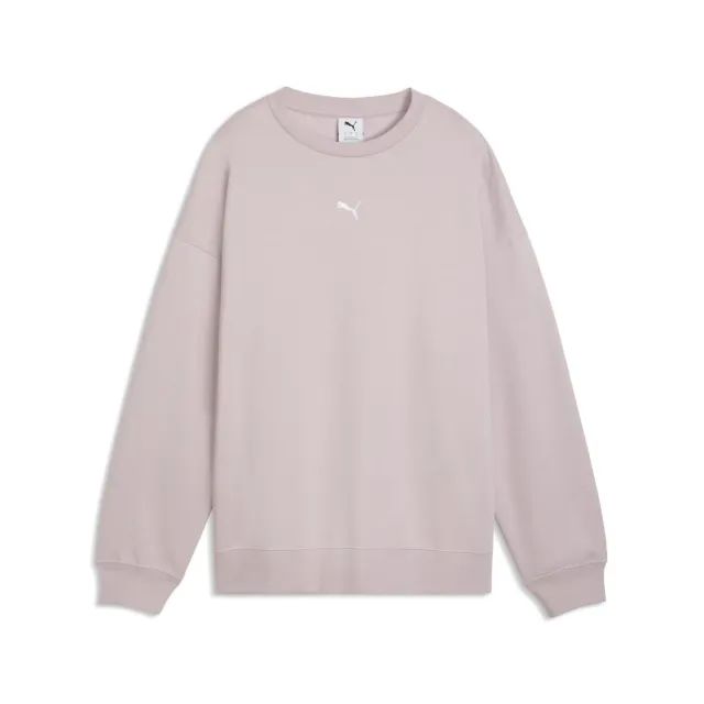 Puma ESS Oversize Crew FL felpa donna girocollo nera