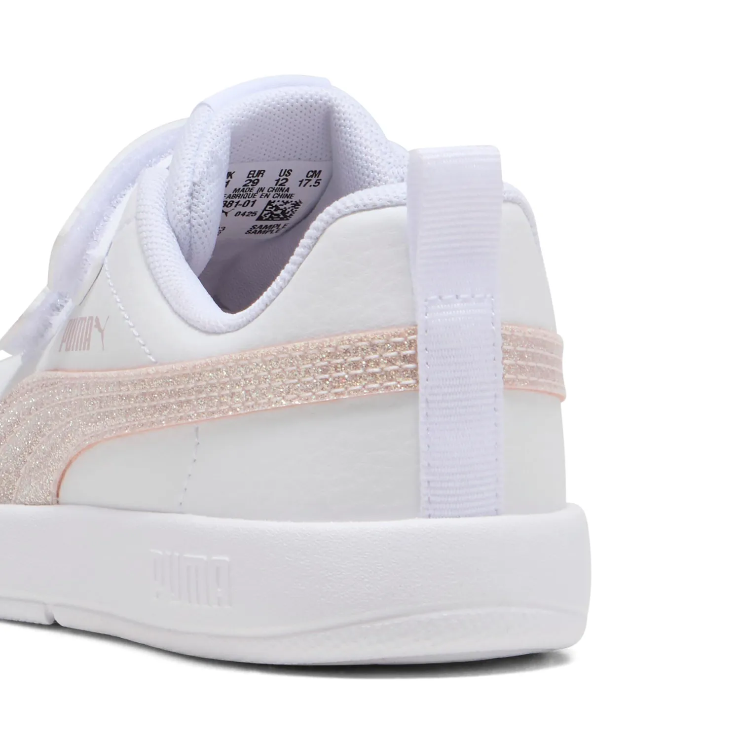 Puma Courtflex V3 Glitz V PS sneakers 27.5 EU rosa