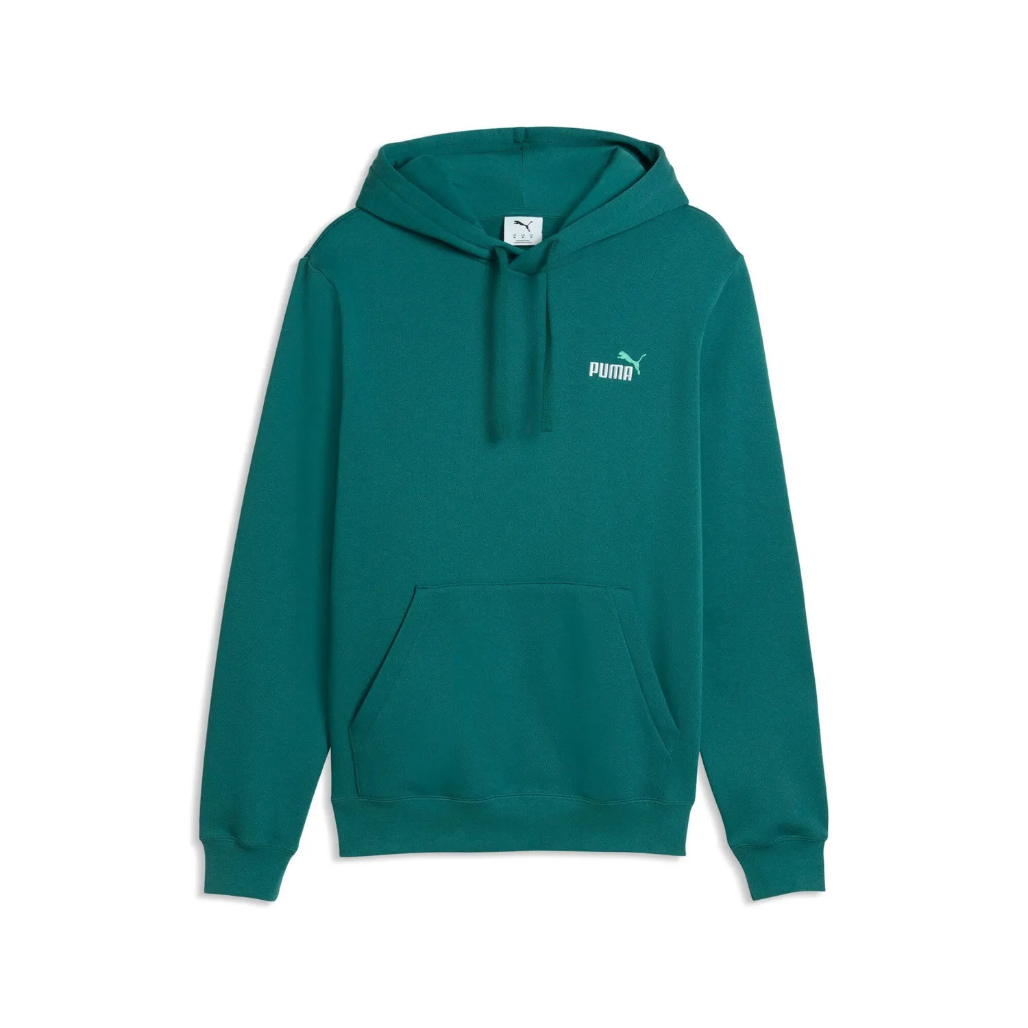Puma Ess No 1 Logo Felpa con Cappuccio Uomo Nero Cotone