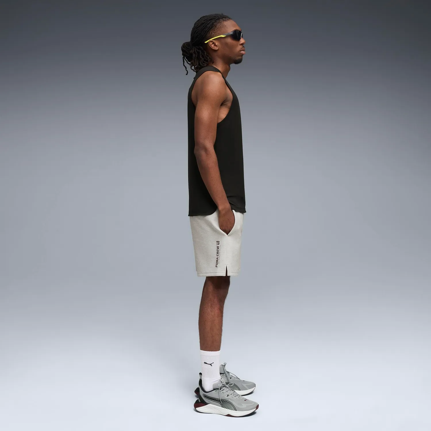 Puma Cloudspun canotta training uomo nera leggera