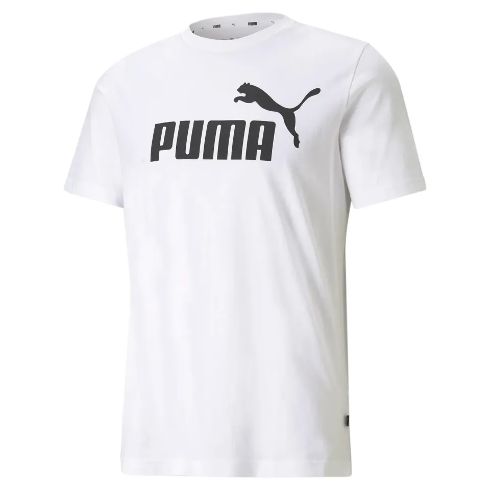 Puma Ess Small Logo Tee t-shirt bianca taglia S