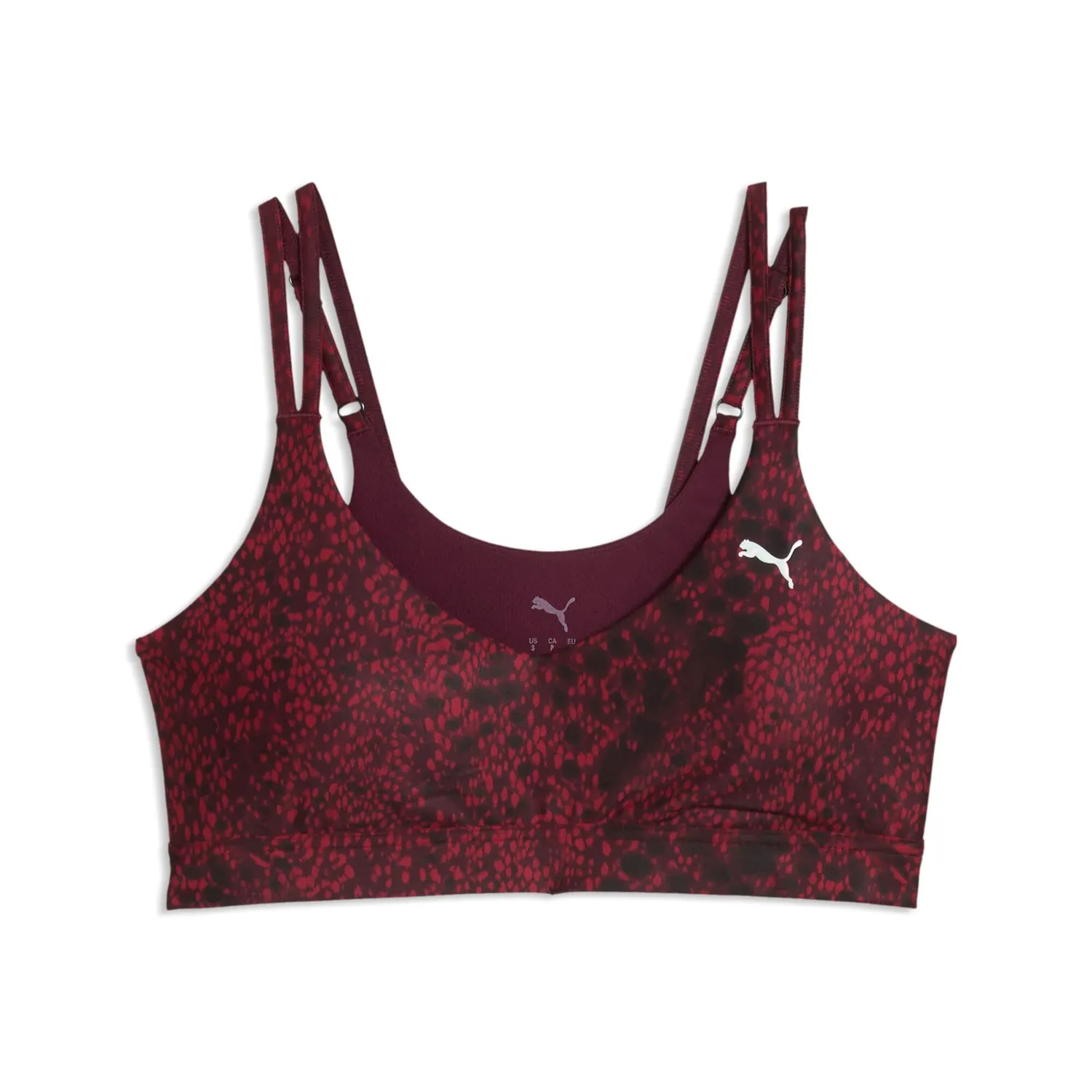 PUMA Tropical Speed Bra reggiseno sportivo fantasia leggero