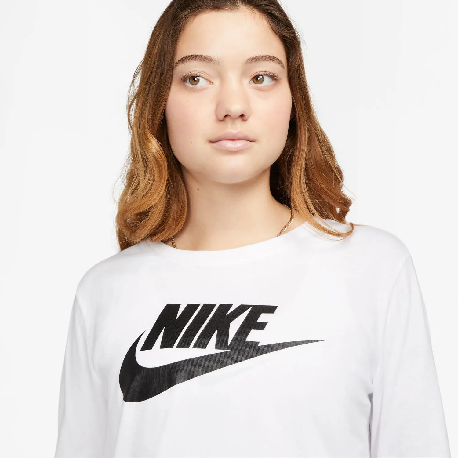 Nike NSW Tee Essntl LS ICN Ftra maglia donna M bicolore