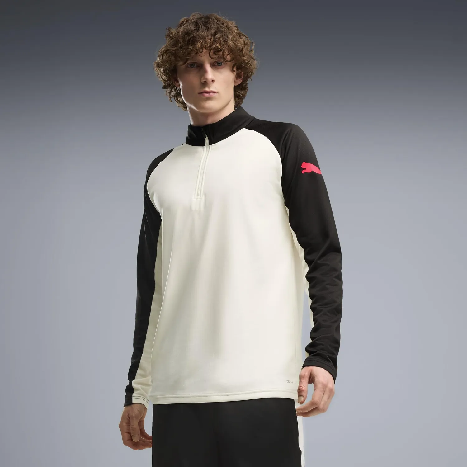PUMA IndividualLiga maglia zip uomo collo alto blu