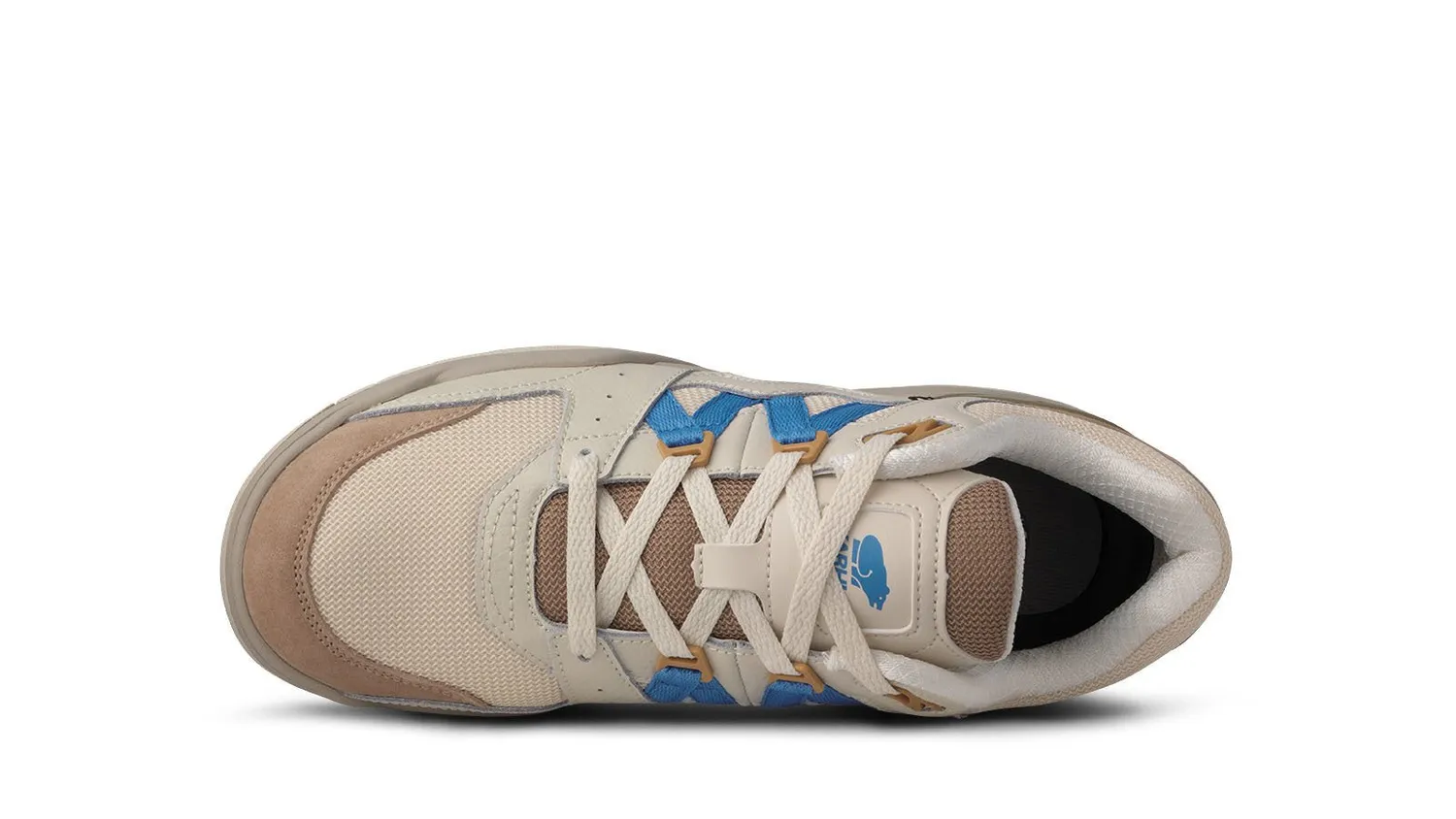 Karhu Fusion XT sneakers Warm Taupe Azure Blue camoscio