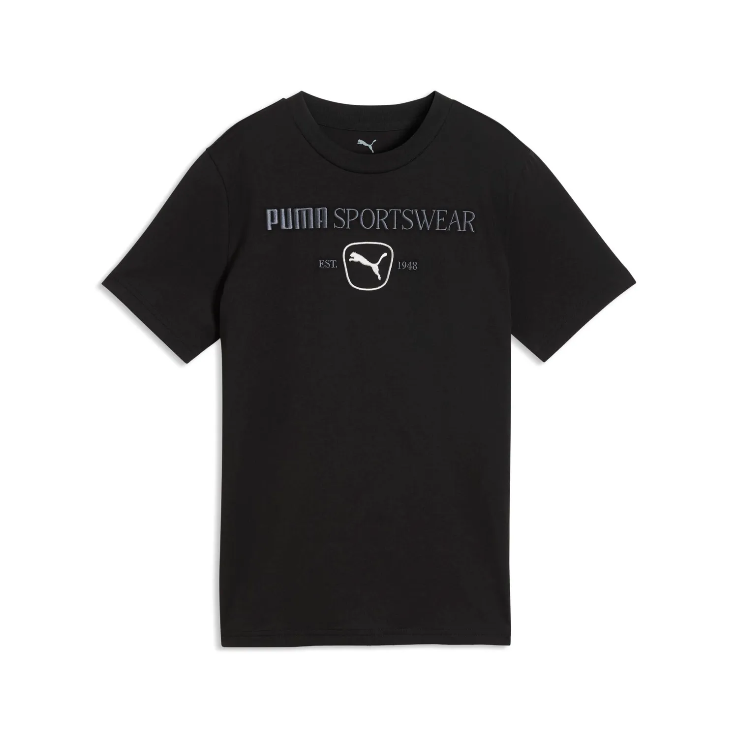Puma Class Graphic Tee B maglietta ragazzo White Glow Heather