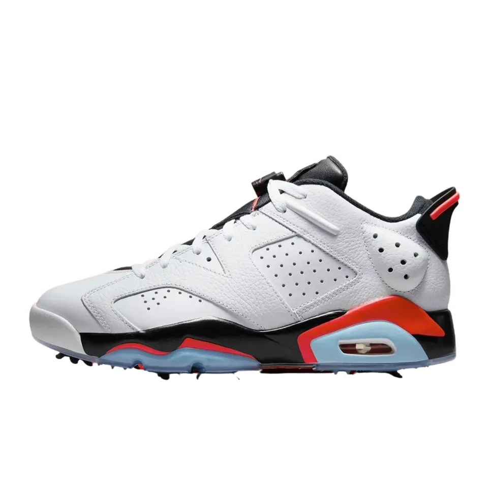 Jordan Retro 6 G scarpe golf uomo pelle nera