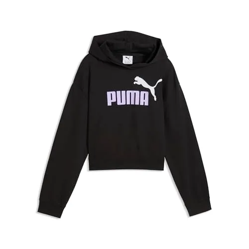 Puma Ess 2 Color No 1 Logo felpa cappuccio ragazze 128 nera