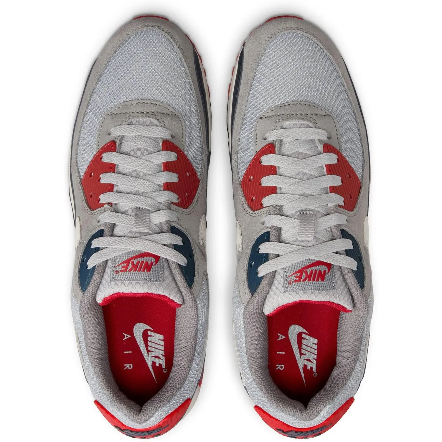 Nike Air Max 90 sneakers uomo grigio blu rosso 40.5 EU