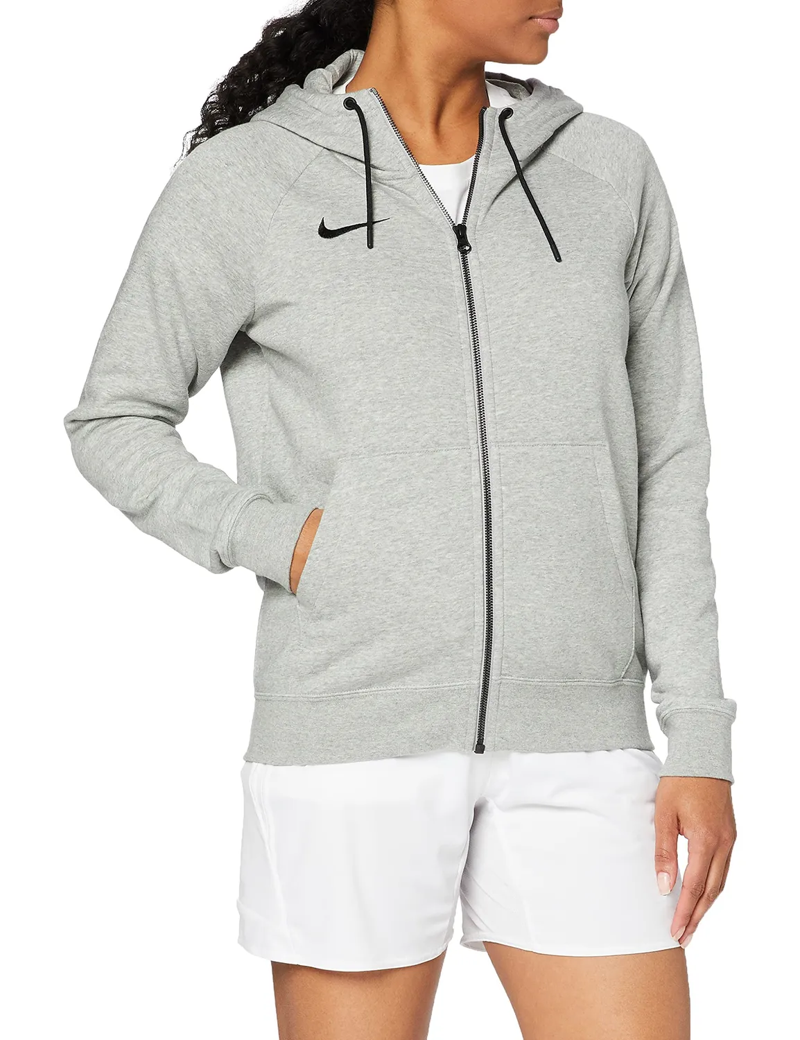 Nike Team Club 20 felpa donna con zip in pile