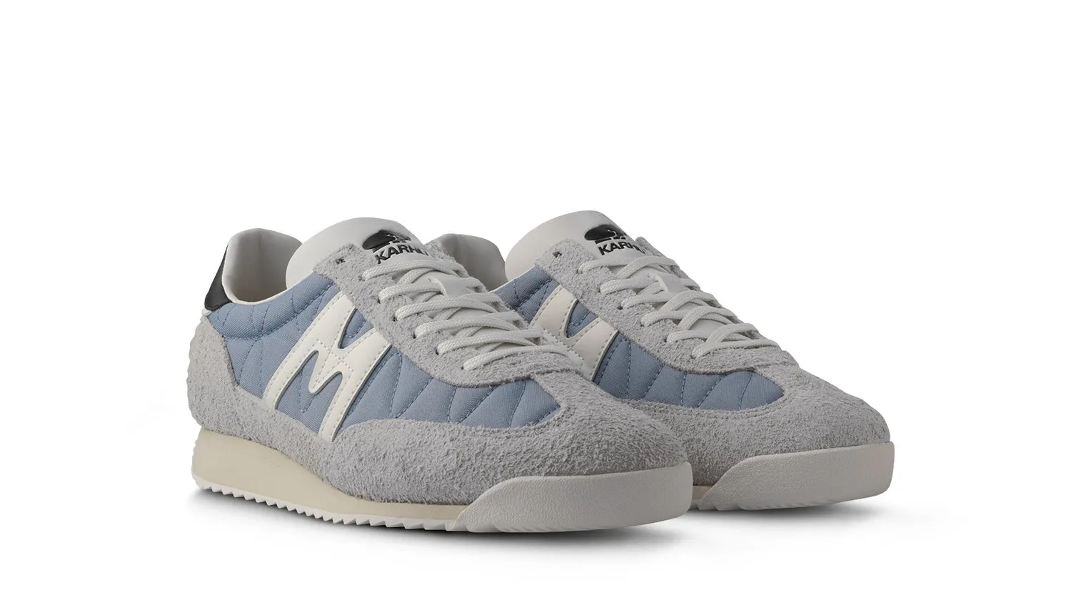 Karhu Mestari 76 sneakers Windward Blue Blanc de Blanc camoscio