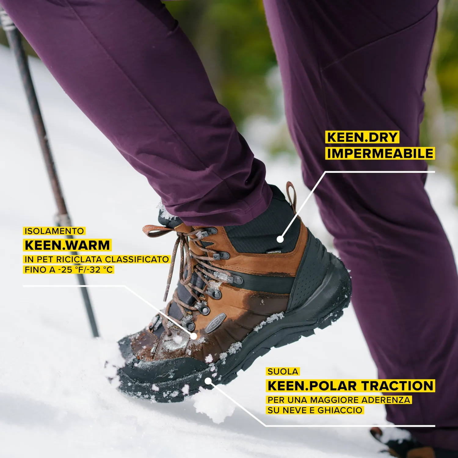 Keen Revel IV Chelsea Stivale Uomo Impermeabile