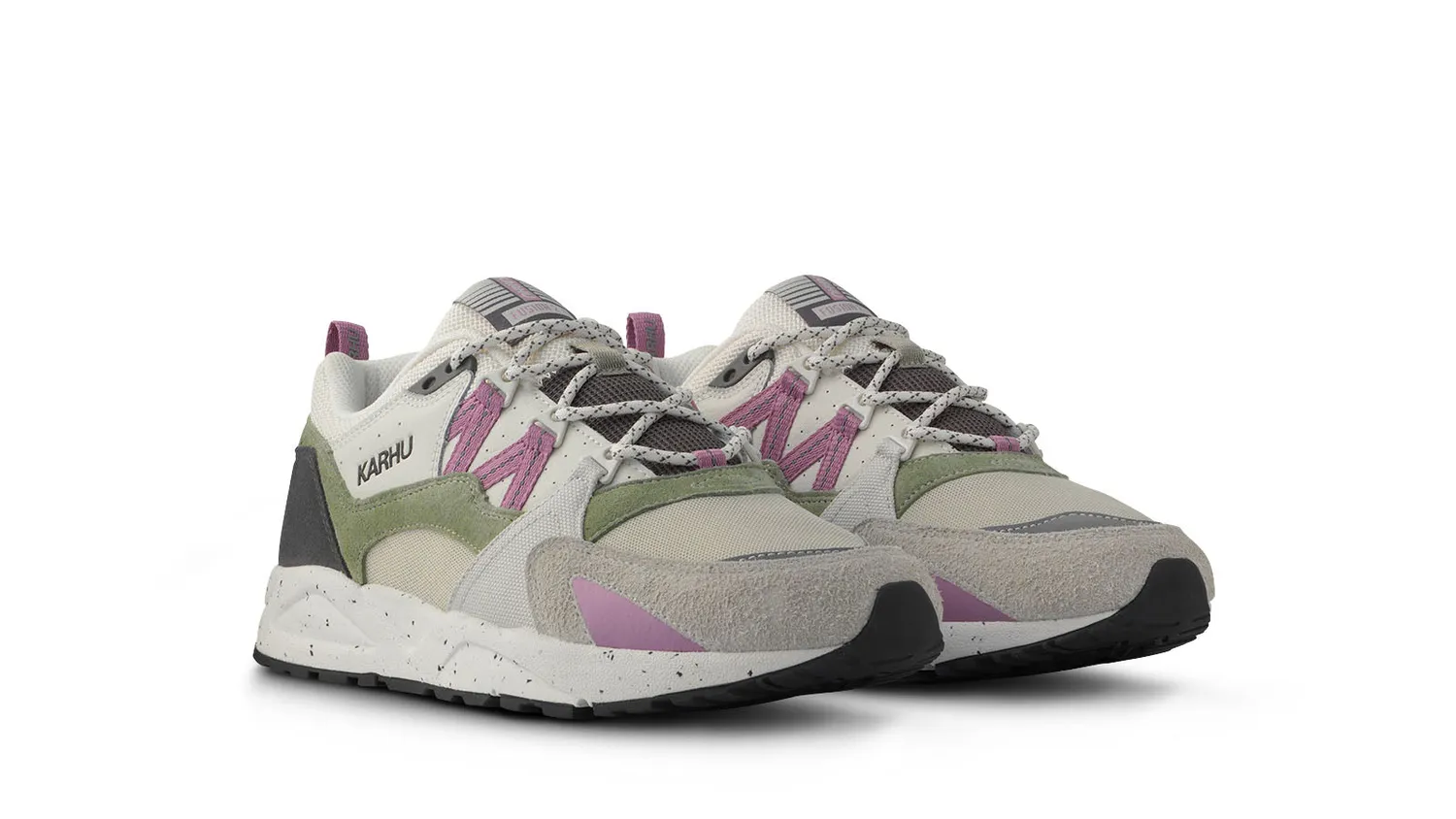 Karhu Fusion 2.0 scarpe Dark Gull Gray Lilas traspiranti