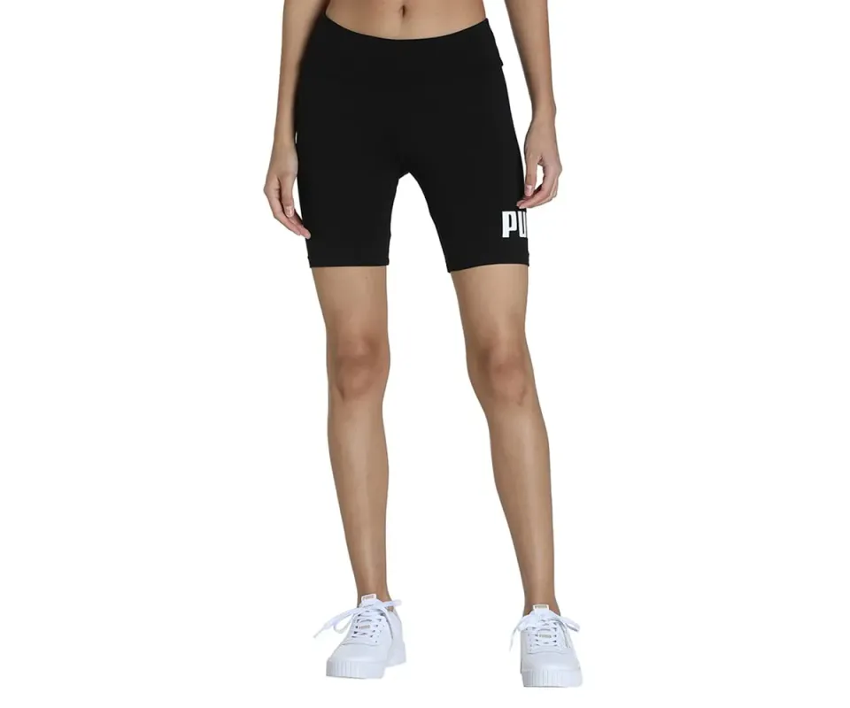 Puma Ess 7 Logo Short leggings ciclista nero